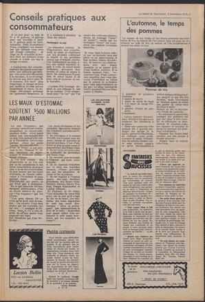 Le Soleil de Vancouver, November 2, 1973, page 9