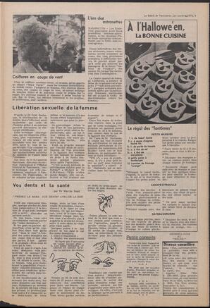 Le Soleil de Vancouver, October 26, 1973, page 9