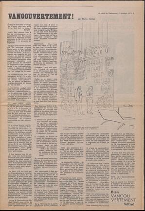Le Soleil de Vancouver, October 19, 1973, page 3
