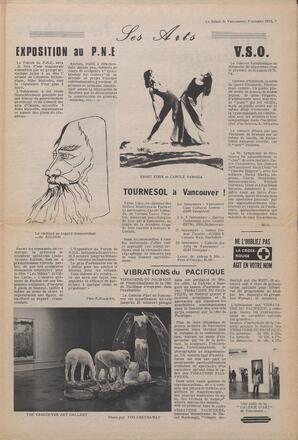 Le Soleil de Vancouver, October 5, 1973, page 7