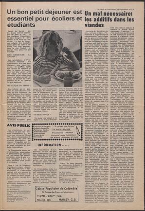 Le Soleil de Vancouver, September 14, 1973, page 9