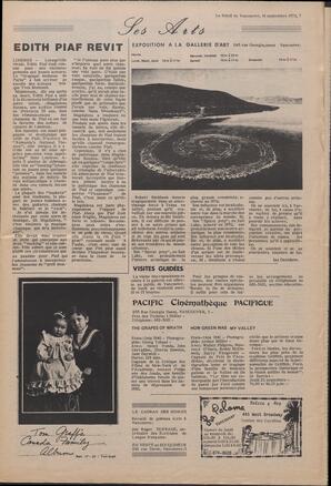 Le Soleil de Vancouver, September 14, 1973, page 7