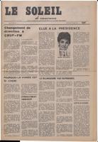 Le Soleil de Vancouver, August 31, 1973