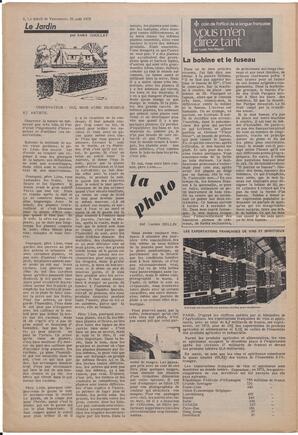 Le Soleil de Vancouver, August 31, 1973, page 8