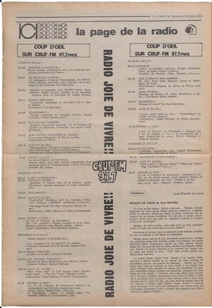 Le Soleil de Vancouver, July 20, 1973, page 8