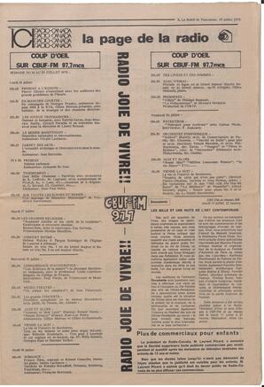 Le Soleil de Vancouver, July 13, 1973, page 5