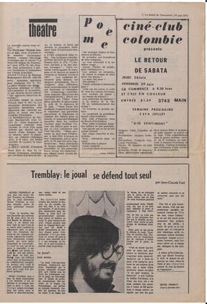 Le Soleil de Vancouver, June 29, 1973, page 7