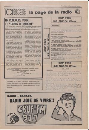 Le Soleil de Vancouver, June 29, 1973, page 5