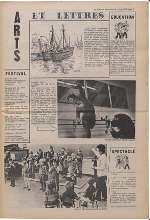 Le Soleil de Vancouver, May 1, 1973, page 7