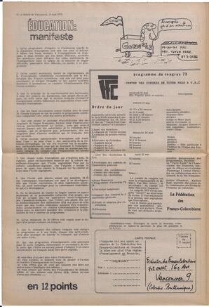 Le Soleil de Vancouver, April 11, 1973, page 6