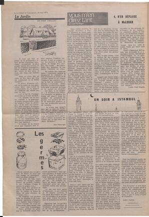 Le Soleil de Vancouver, April 25, 1973, page 8