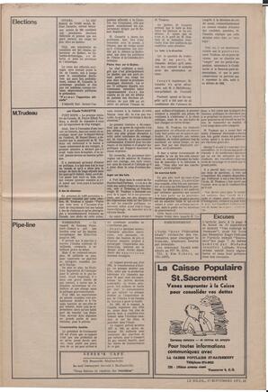 Le Soleil de Vancouver, September 17, 1971, page 3