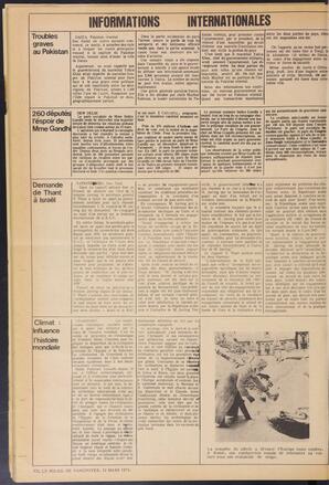 Le Soleil de Vancouver, March 12, 1971, page 12