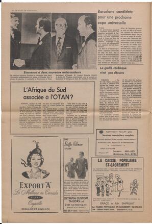 Le Soleil de Vancouver, December 4, 1970, page 4