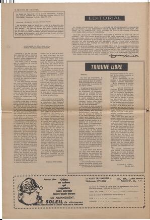 Le Soleil de Vancouver, December 4, 1970, page 2