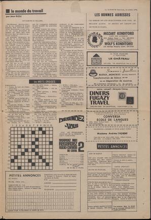 Le Soleil de Vancouver, October 16, 1970, page 11