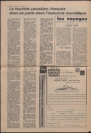 Le Soleil de Vancouver, October 16, 1970, page 4