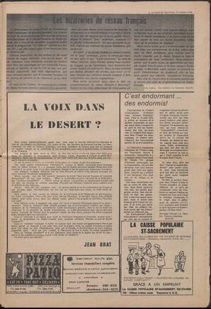 Le Soleil de Vancouver, October 16, 1970, page 3