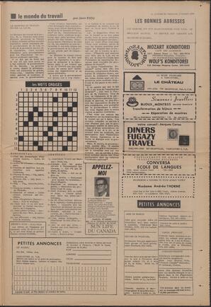 Le Soleil de Vancouver, October 2, 1970, page 11