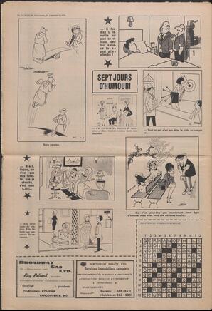Le Soleil de Vancouver, September 25, 1970, page 10