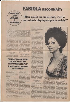 Le Soleil de Vancouver, September 25, 1970, page 8