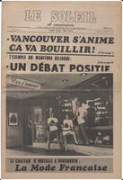 Le Soleil de Vancouver, September 4, 1970