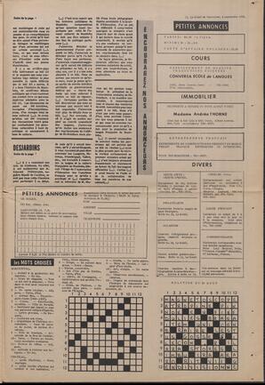 Le Soleil de Vancouver, September 4, 1970, page 11