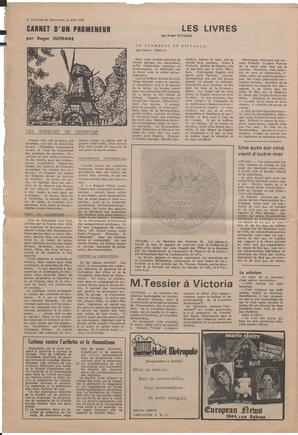 Le Soleil de Vancouver, August 21, 1970, page 8