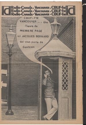 Le Soleil de Vancouver, August 14, 1970, page 7