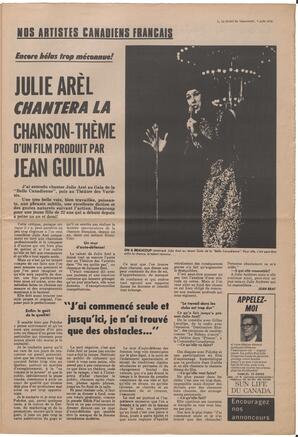 Le Soleil de Vancouver, August 7, 1970, page 5