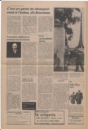 Le Soleil de Vancouver, June 12, 1970, page 4