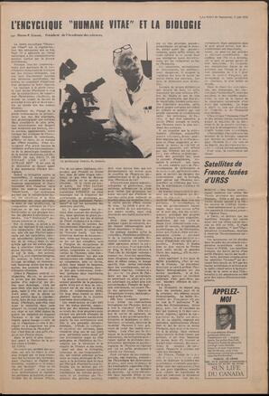 Le Soleil de Vancouver, June 5, 1970, page 5