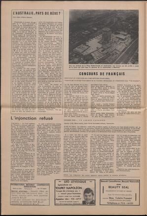 Le Soleil de Vancouver, June 5, 1970, page 4