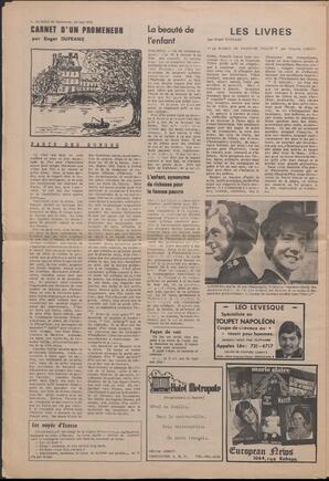 Le Soleil de Vancouver, May 29, 1970, page 8