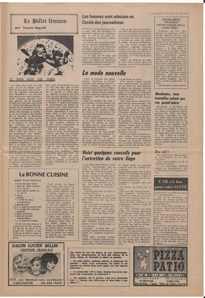 Le Soleil de Vancouver, May 22, 1970, page 9