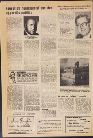 Le Soleil de Vancouver, May 15, 1970, page 6