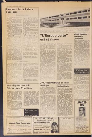 Le Soleil de Vancouver, May 1, 1970, page 7