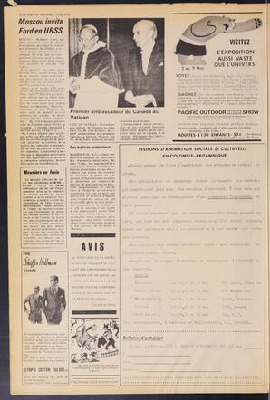Le Soleil de Vancouver, May 1, 1970, page 5