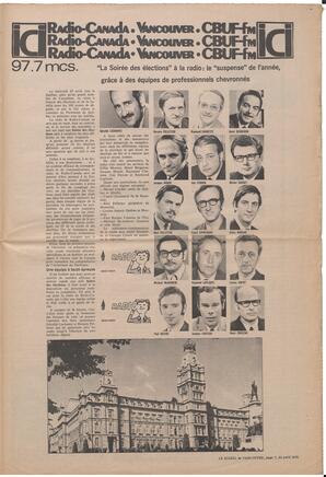 Le Soleil de Vancouver, April 24, 1970, page 7