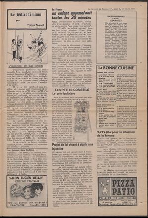 Le Soleil de Vancouver, March 27, 1970, page 9