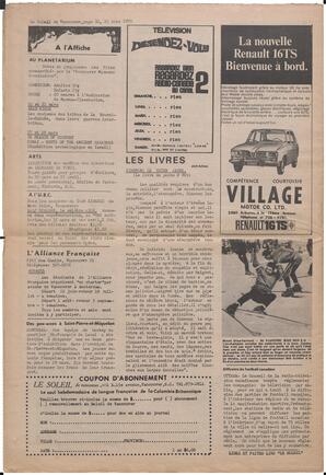 Le Soleil de Vancouver, March 20, 1970, page 12