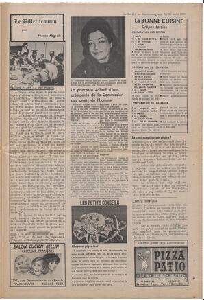 Le Soleil de Vancouver, March 20, 1970, page 9
