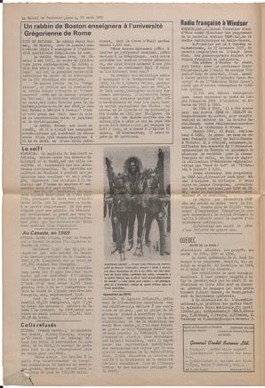 Le Soleil de Vancouver, March 20, 1970, page 4