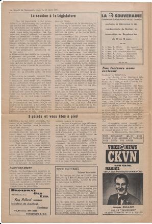 Le Soleil de Vancouver, March 13, 1970, page 6