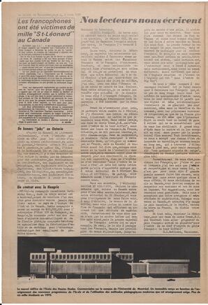 Le Soleil de Vancouver, March 6, 1970, page 4