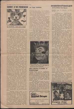 Le Soleil de Vancouver, February 20, 1970, page 8
