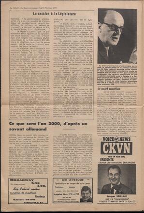 Le Soleil de Vancouver, February 20, 1970, page 6