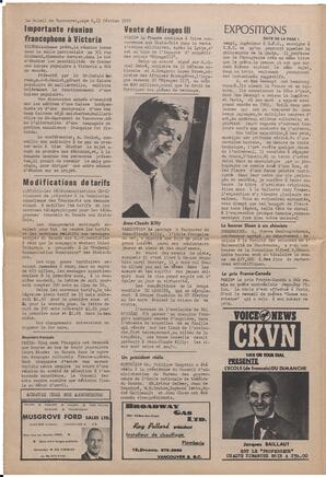 Le Soleil de Vancouver, February 13, 1970, page 6