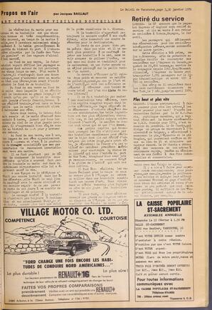 Le Soleil de Vancouver, January 30, 1970, page 3