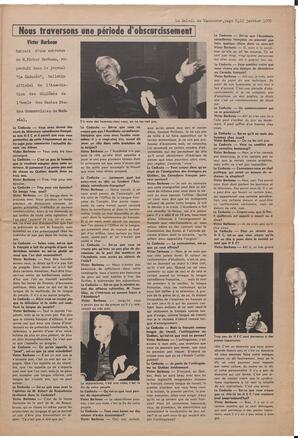 Le Soleil de Vancouver, January 23, 1970, page 5